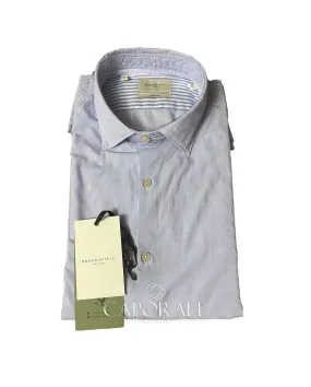 Camicia Uomo Brooksfield Azzurro/Bianco 202CQ601