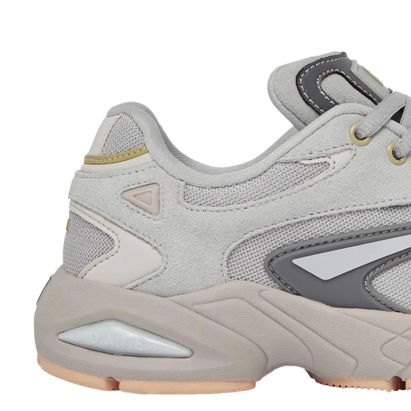 D.A.T.E. Scarpe Supernova Donna, Running, Tessuto Tecnico, Suede, Grigio