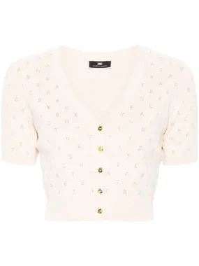 ELISABETTA FRANCHI Maglia con strass