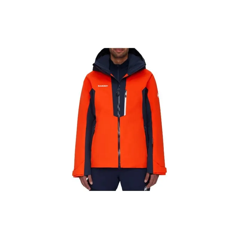 Giacca da sci Mammut Stoney HS (Navy Hot Red) Uomo