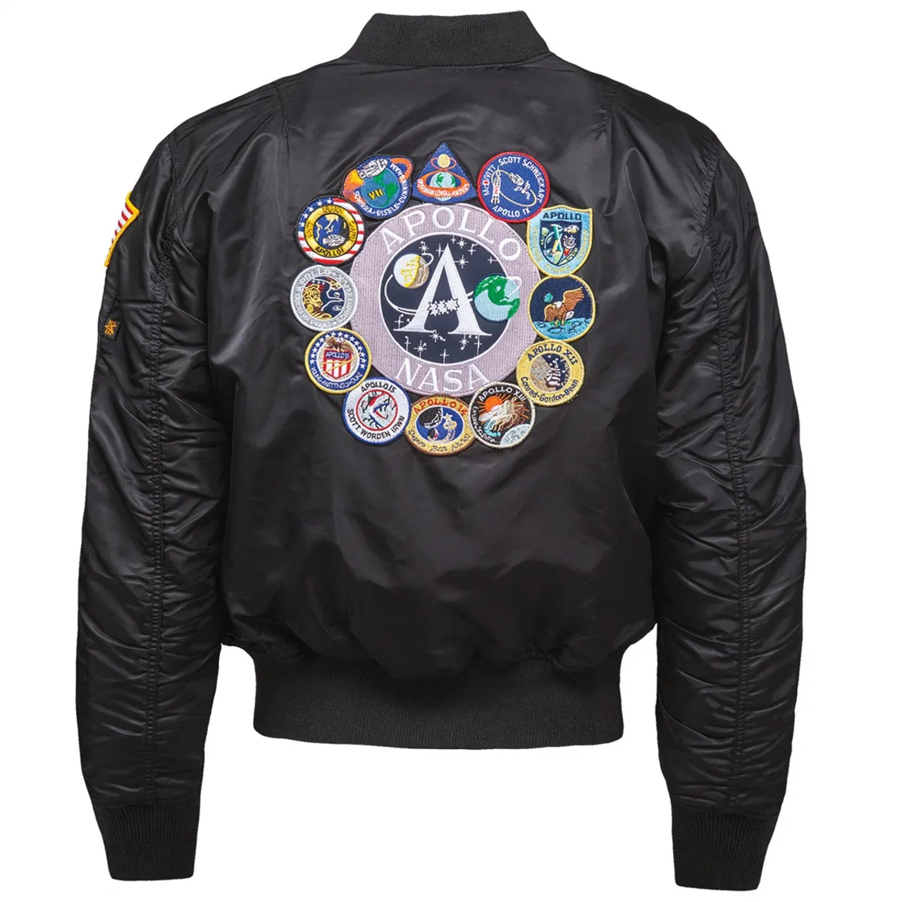 Giacca da volo Apollo MA-1 Alpha Industries nera