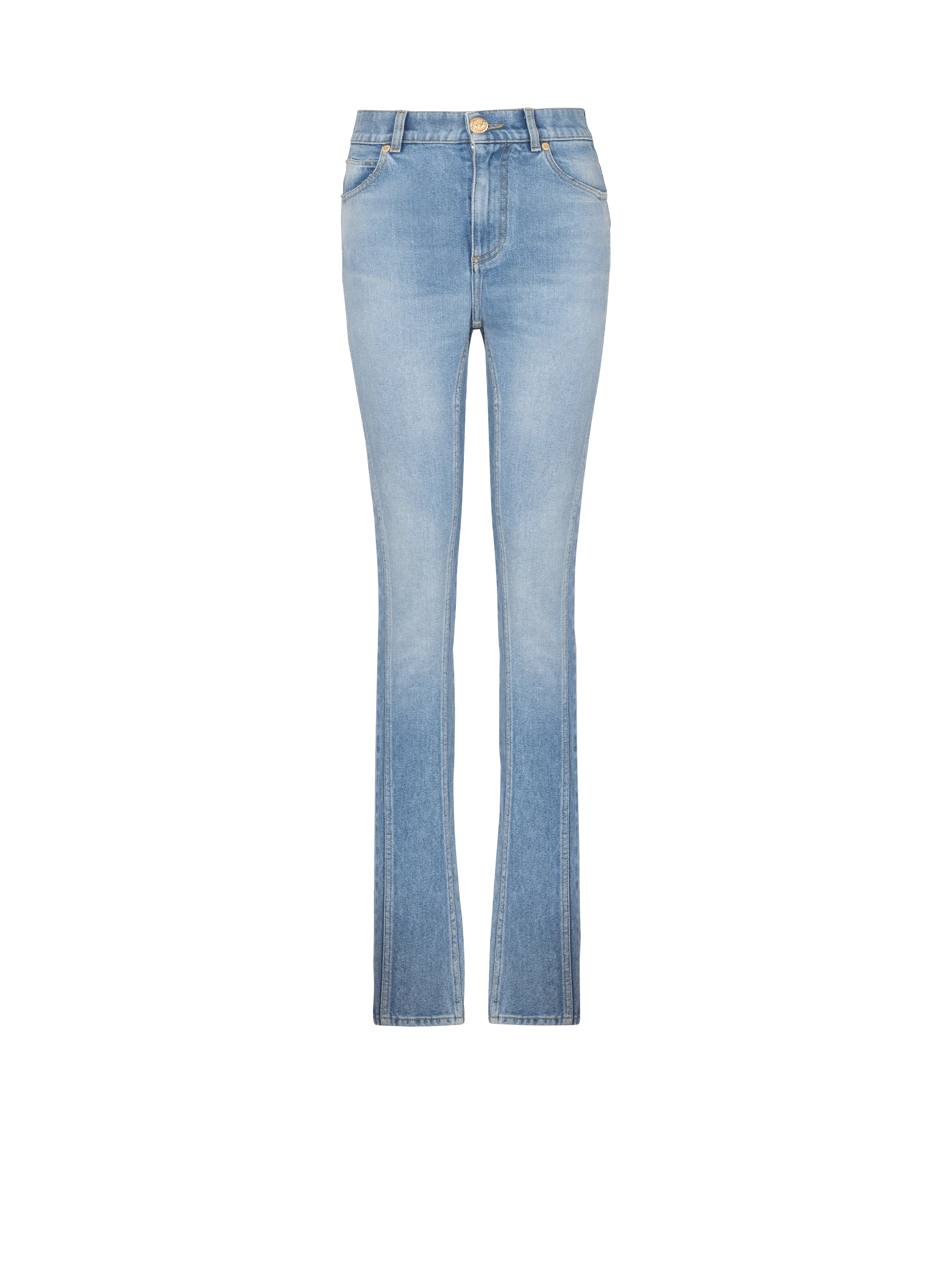 Jeans slim in denim blu chiaro