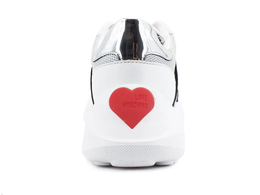 LOVE MOSCHINO Sneaker Running Bianco JA15166G1BIN101A