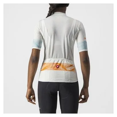 Maglia Castelli Fenice Bianco / Arancione