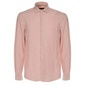 Outfit camicia rosa viscosa