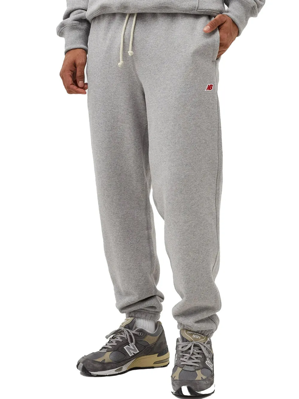 Pantalone Uomo new balance MP21547AG-ATHELETIC_GREY Pantalone