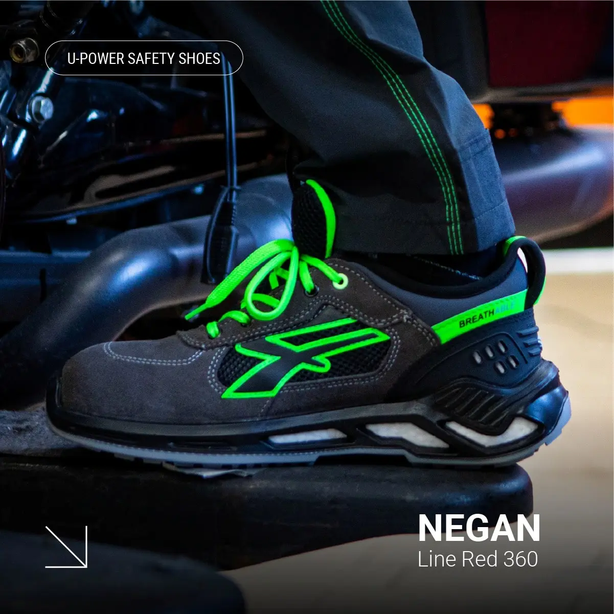 Scarpe antinfortunistiche U-Power Negan S1P SRC ESD