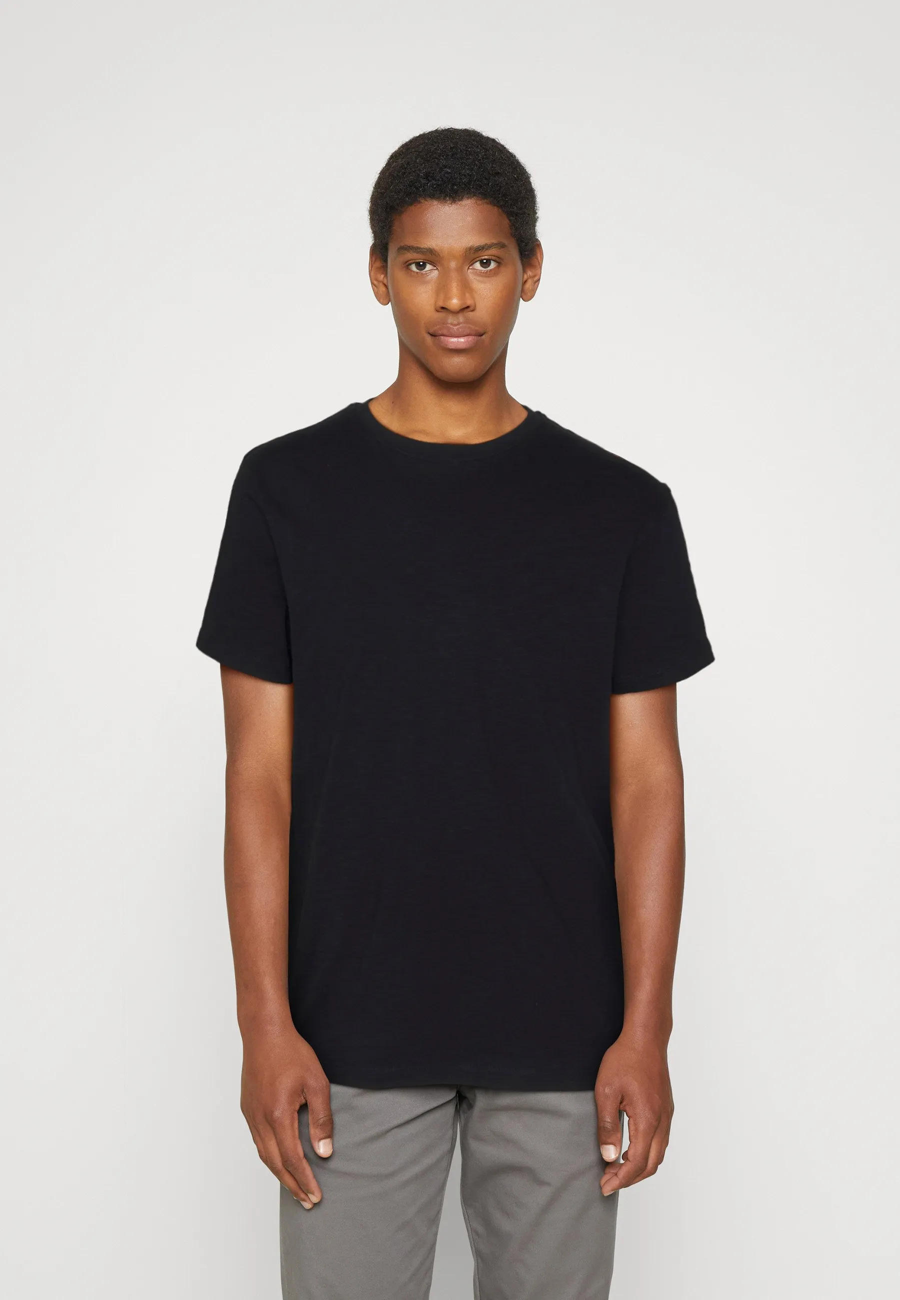 SLHASPEN SLUB SS O-NECK TEE NOOS - T-shirt basic