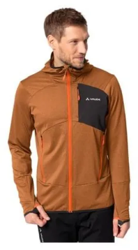 Vaude Monviso II Pile con cappuccio Marrone