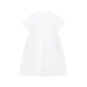 Vestito Bianco Con Maxi Canotta Bambina E Teen