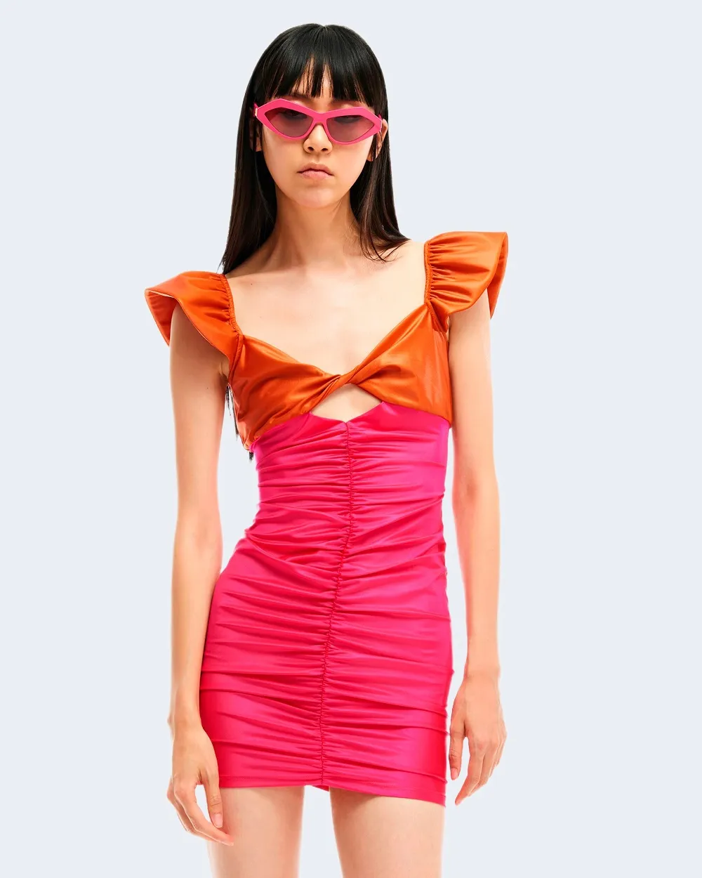 Vestito corto Aniye By mini dress cathy Fuxia